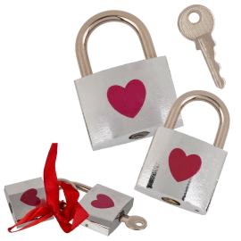 K&auml;rleksl&aring;s med Hj&auml;rta 2-pack