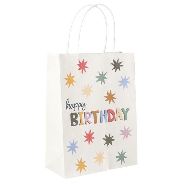 Presentpåsar Happy Birthday 6-pack