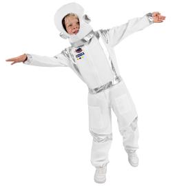 Astronaut Vit Rymddräkt Barn 116-128 cm