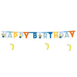 Minions Happy Birthday Girlang 153 x 50 cm