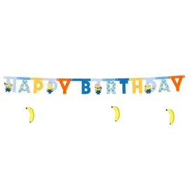 Minions Happy Birthday Girlang 153 x 50 cm