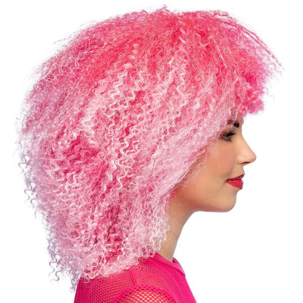 Lockig Peruk Neonrosa