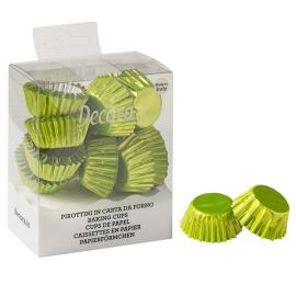Minimuffinsformar Metallic Limegrön 180-pack