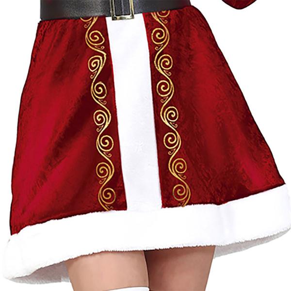 Tomtemor Juldräkt Mörkröd