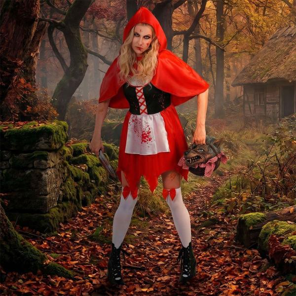 Maskeraddräkt Zombie Rödluvan