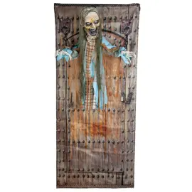 Kedjad Dörrzombie Animerad Prop 180 cm