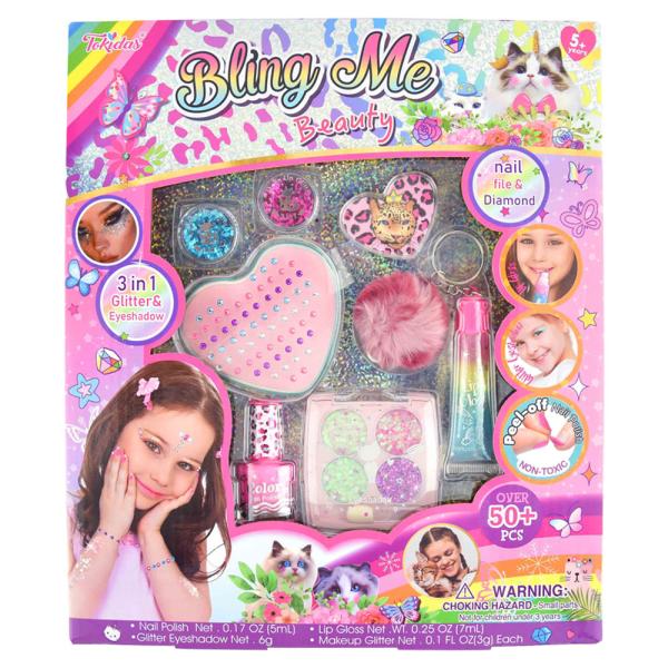 Bling Me Beauty Smink & Nagel Set Barn