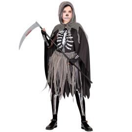 Liemannen Maskeraddräkt med Skelett Barn