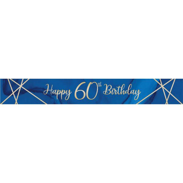 Happy 60th Birthday Girlang Marinblå