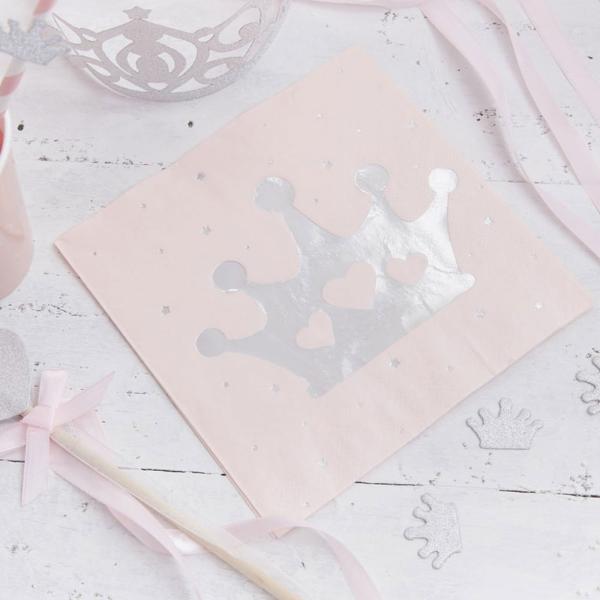 Rosa Princess Servetter