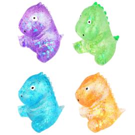 Squeeze Glittrig Dinosaurie Leksak 7 cm