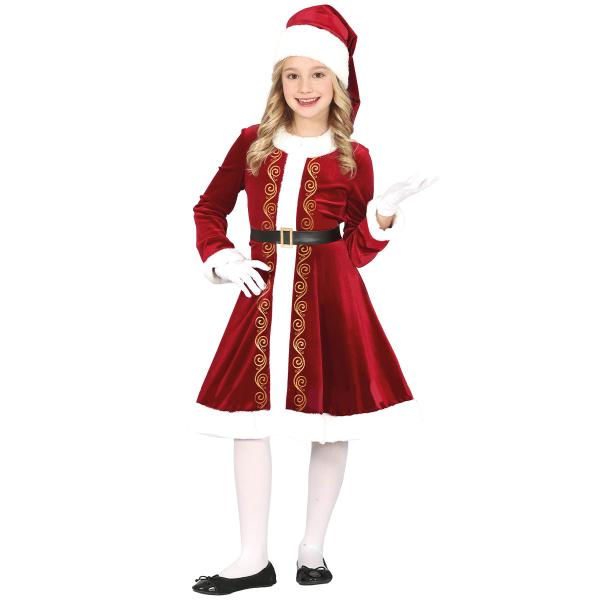 Tomtemor Juldräkt Mörkröd Barn