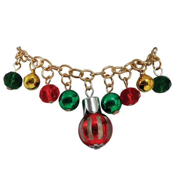 Armband med Julgranskulor