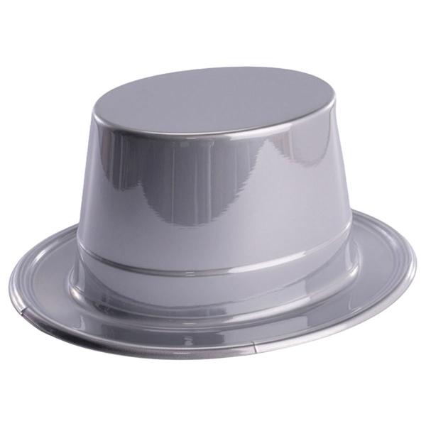 Cylinderhatt Silver