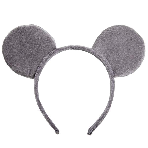Diadem med Musöron Grå