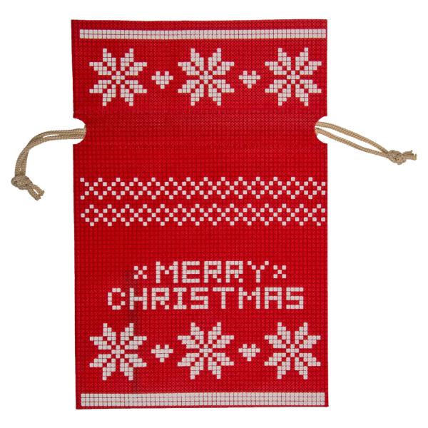 Julklappspåse med Dragsko