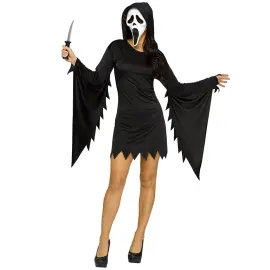 Maskeraddr&auml;kt Ghostface Svart