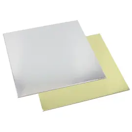 Fyrkantiga Tårtbrickor Guld/Silver 25-pack