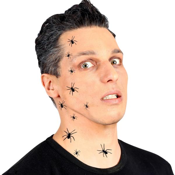 Gnuggis Tatueringar Spindlar