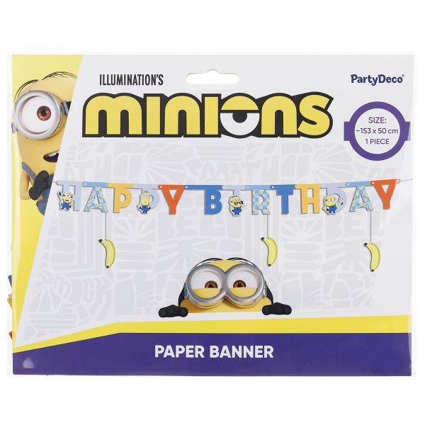 Minions Happy Birthday Girlang 153 x 50 cm
