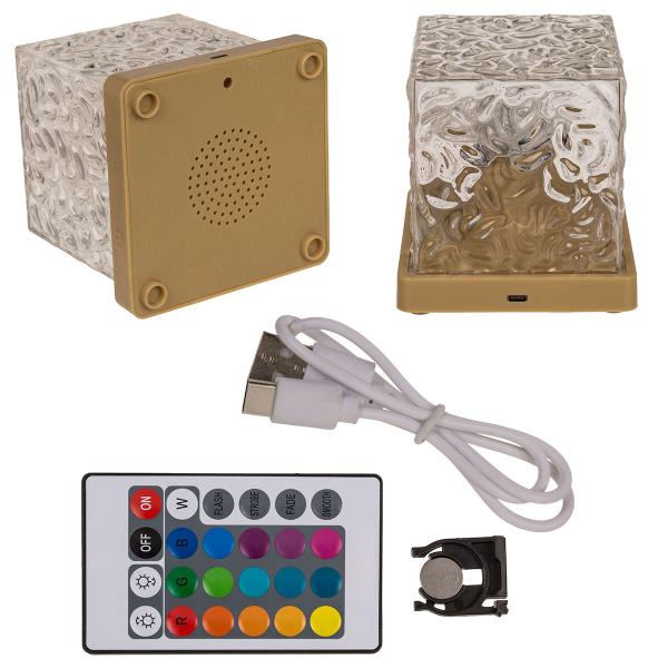 RGB LED-lampa med Vågmönster 11,5 cm