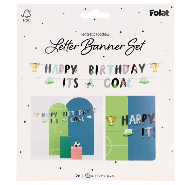 Bokstavsgirlang Fotbollskalas 1,7 m