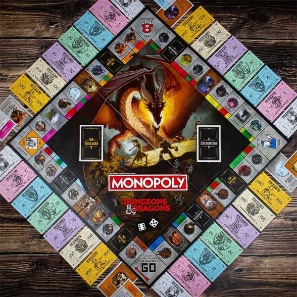 Monopol Dungeons and Dragons Spel