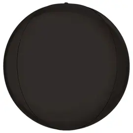 Globe Folieballong Röksvart