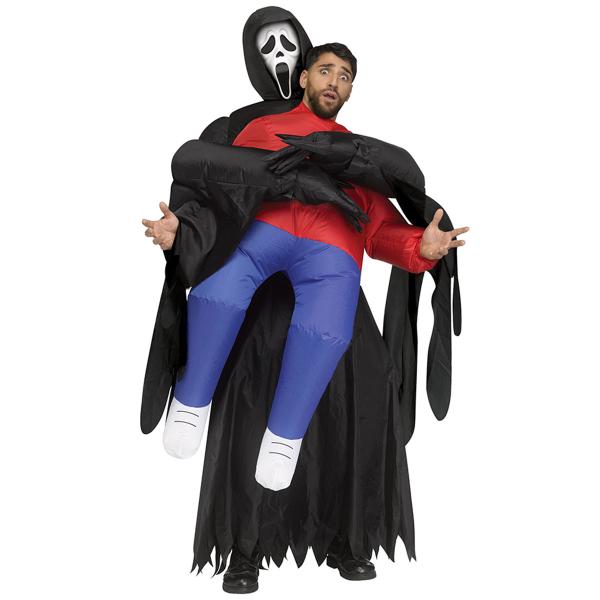 Uppblåsbar Ghostface Carry Me Dräkt