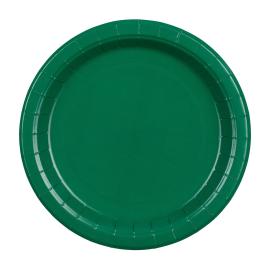 Pappersassietter M&ouml;rkgr&ouml;n 18 cm 6-pack