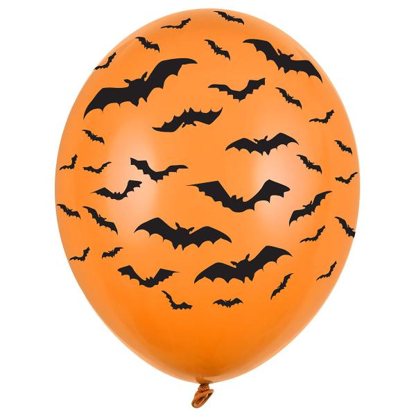 Latexballonger Fladdermöss Pastellorange