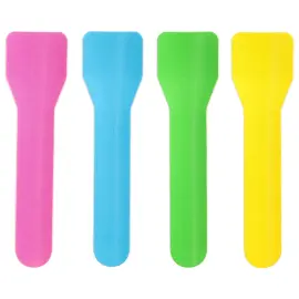 Glasskedar Bl&aring;/Gr&ouml;n/Gul 100-pack