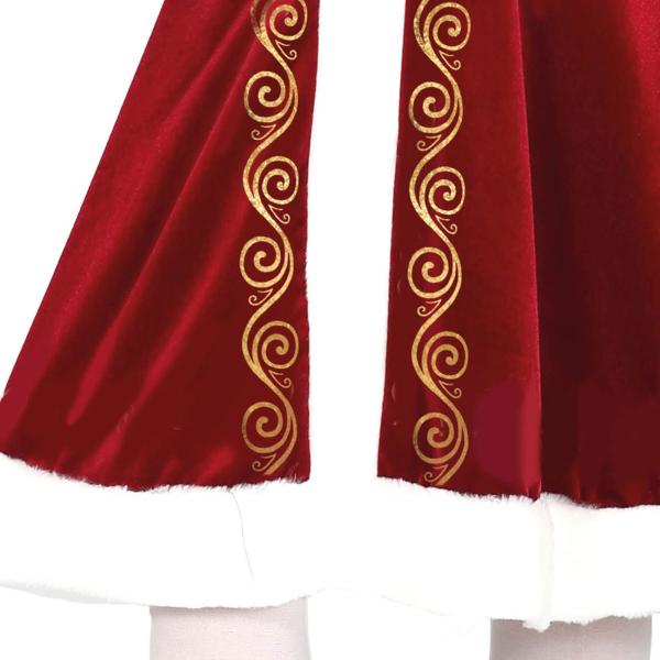 Tomtemor Juldräkt Mörkröd Barn