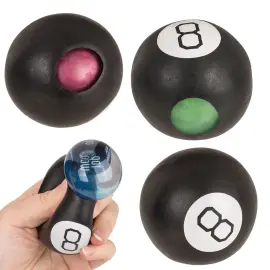 Squeeze 8-ball Leksak 6,3 cm
