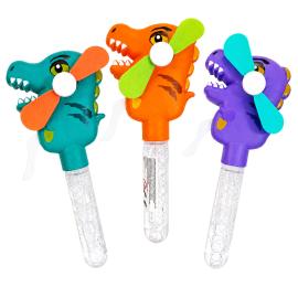 Dinosaurie Handfl&auml;kt med 35 ml S&aring;pbubblor 20 cm