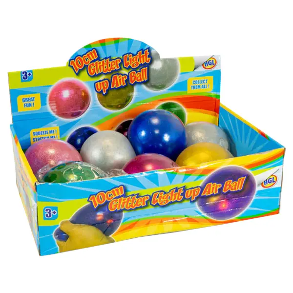 Stressboll Lysande Glitterboll