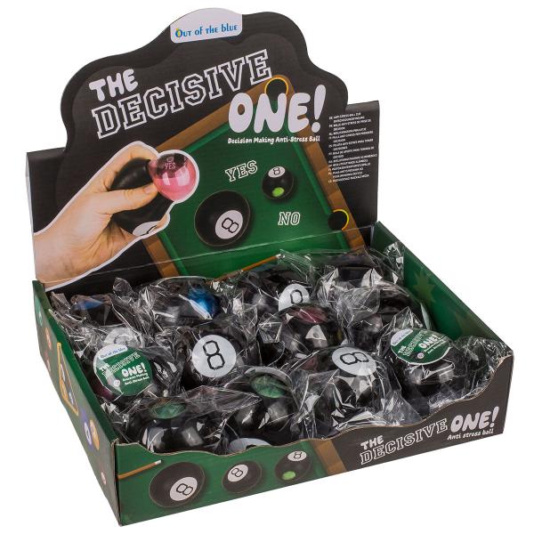 Squeeze 8-ball Leksak 6,3 cm