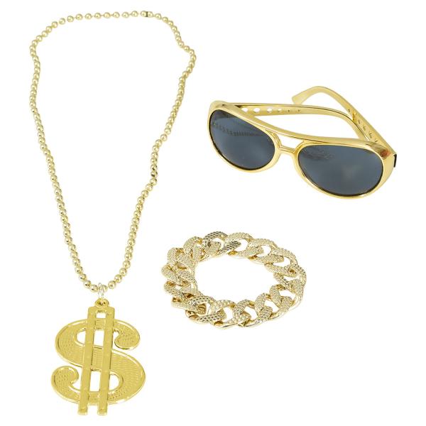 Maskeradset Hiphop Guld