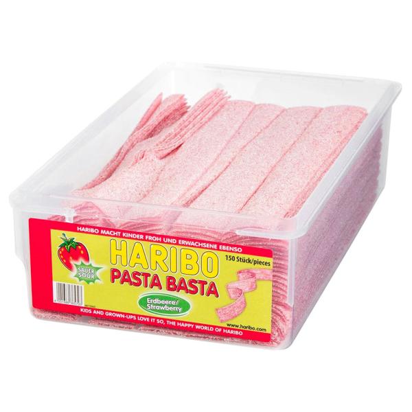 Haribo Pasta Basta Godisremmar Jordgubb