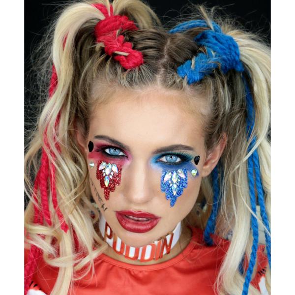 Harley Quinn Ansiktssmycken