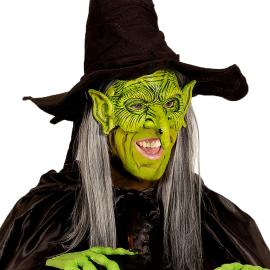 Grön Häxmask