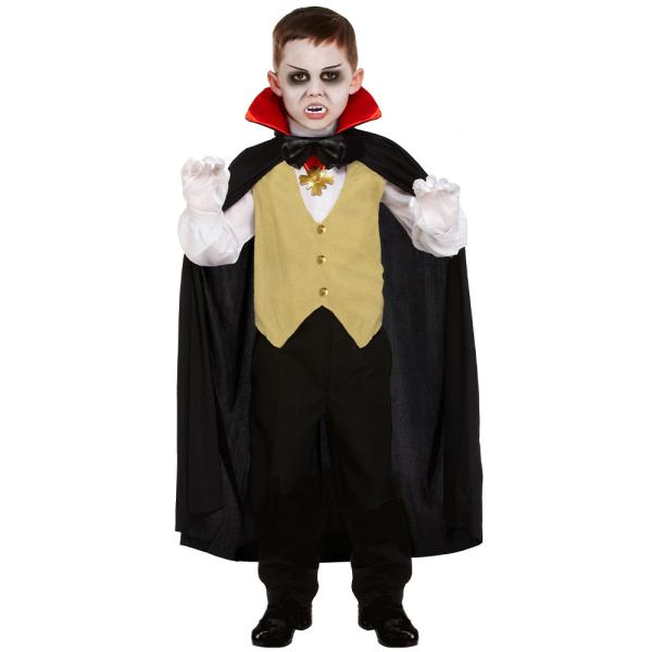 Klassisk Vampyr Maskeraddräkt Barn