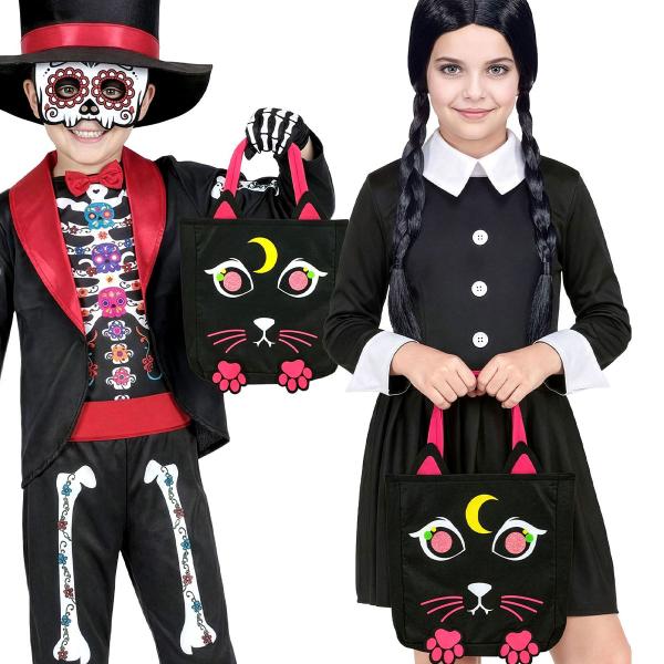 Filtpåse Katt Halloween
