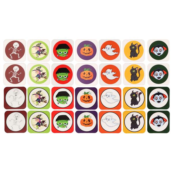 Memospel Halloween 28 Kort