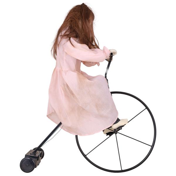 Animerad Flicka på Höghjuling Prop