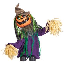 Animerad Dansande Pumpafågelskrämma 115 cm