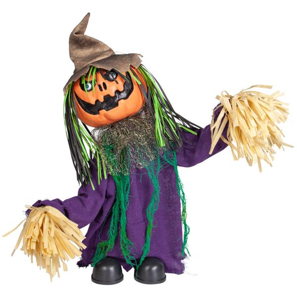 Animerad Dansande Pumpafågelskrämma 115 cm