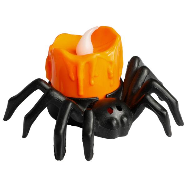 Halloween Spindel med LED-ljus