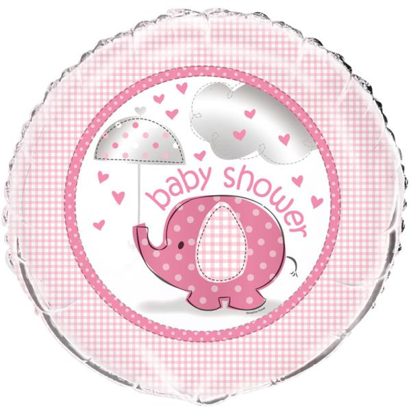 Baby Shower Girl Folieballong Umbrellaphant