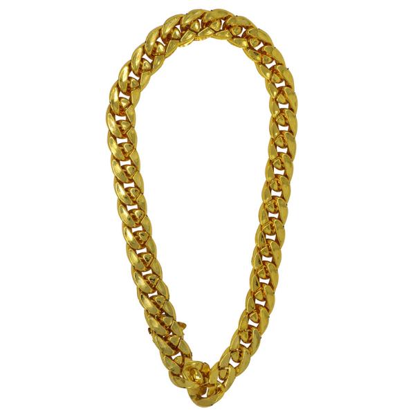 Guld Tjockt Halsband